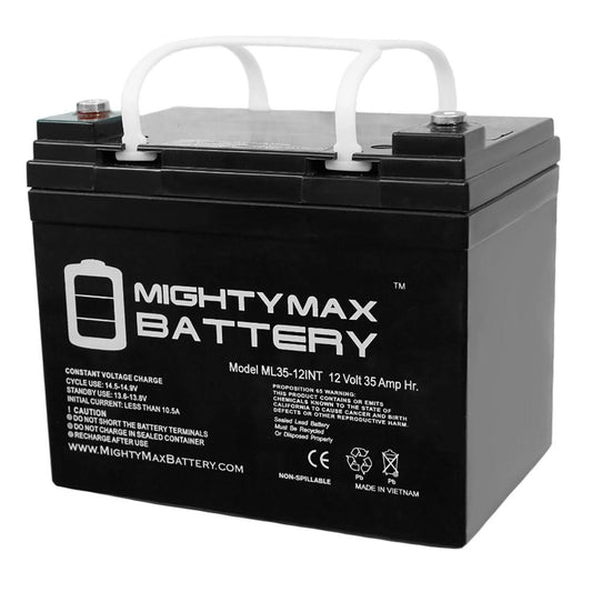 12V 35Ah SLA Battery for Hoveround Teknique FWD Powerchair - 2 Pack WEX5_S7JZM68