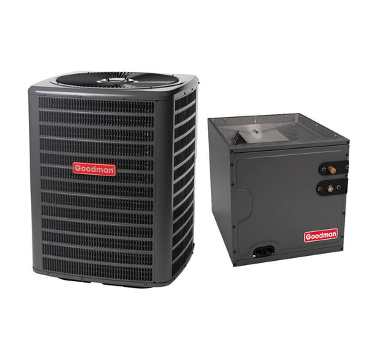 4 Ton 14 SEER Goodman Heat Pump Condenser and Coil GSZ140481 - CAPF4961C6 - TX5N4 ITV6_V4ZET36