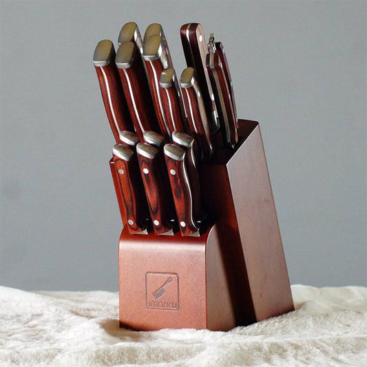 16-Piece Japanese Knife Set with Block NZA3_J6CNJ19