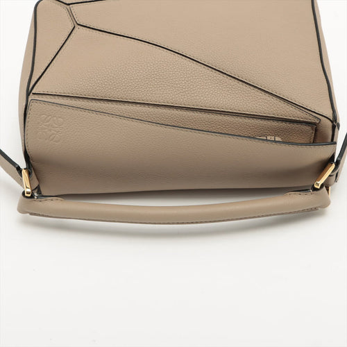 Loewe Sand Grained Leather Small Puzzle Bag