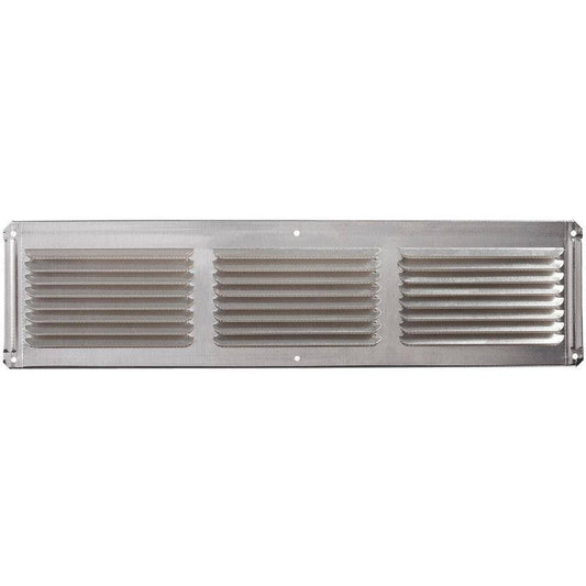 16 in. x 4 in. Aluminum Under Eave Soffit Vent in White (Carton of 36) PSE4_H8FQS63