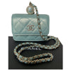 CHANEL 2021 CC Pearl Coin Purse with Chain