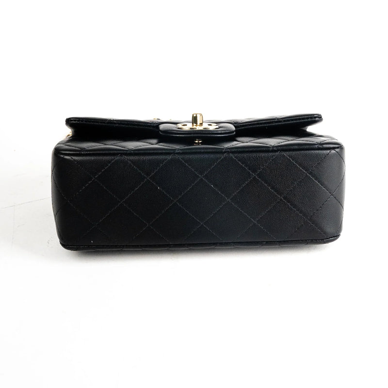CHANEL Mini with Top Handle Black