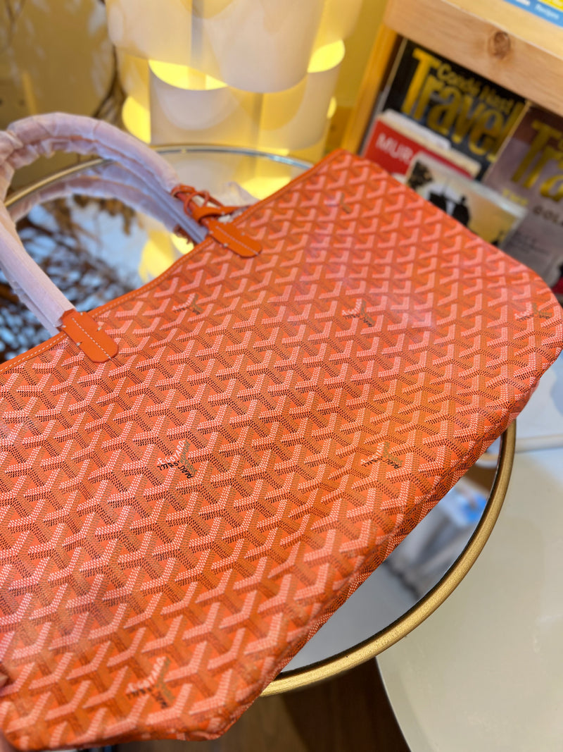 Saint-louis cloth handbag Goyard Orange in Cloth - 22626771