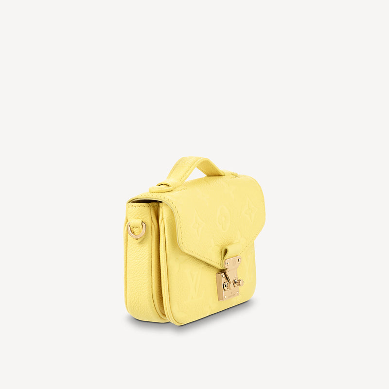 Louis Vuitton LV Micro Metis new Yellow Leather ref.505508 - Joli